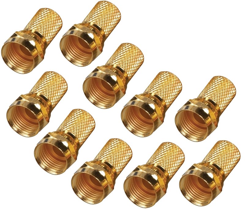 [6317283] CONNECTOR RG-6 TWST F-CONN GLD