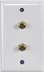 WALL JK COAX DUAL W           