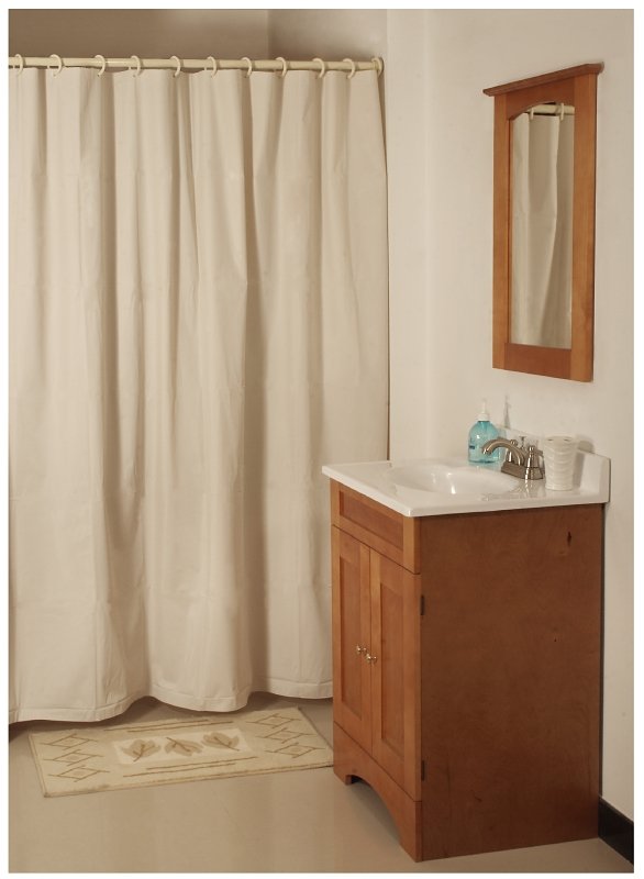 SHOWER LINER VINYL BGE 70X72  
