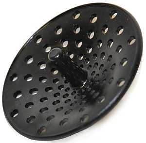 STRAINER DISPOSAL MICROBAN BLK