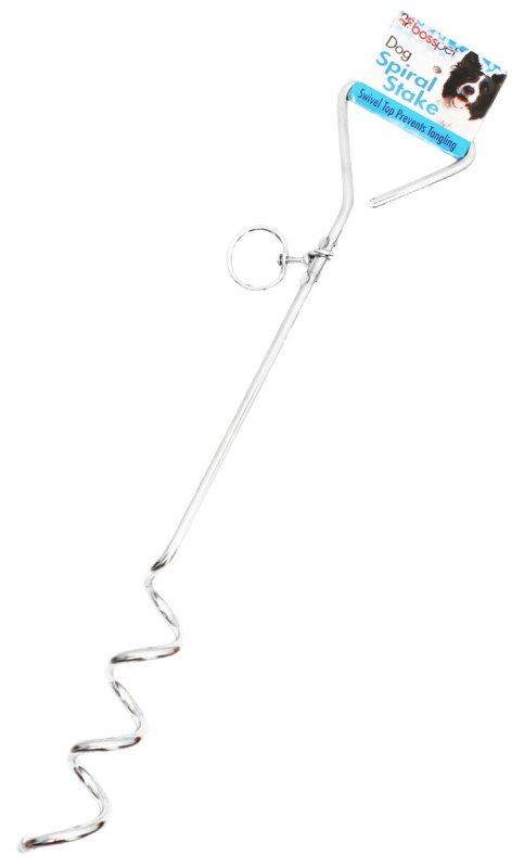 STAKE PET TIE OUT 18 INCH     