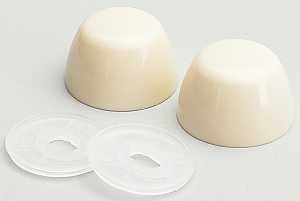 CAP TOILET BOLT BONE          