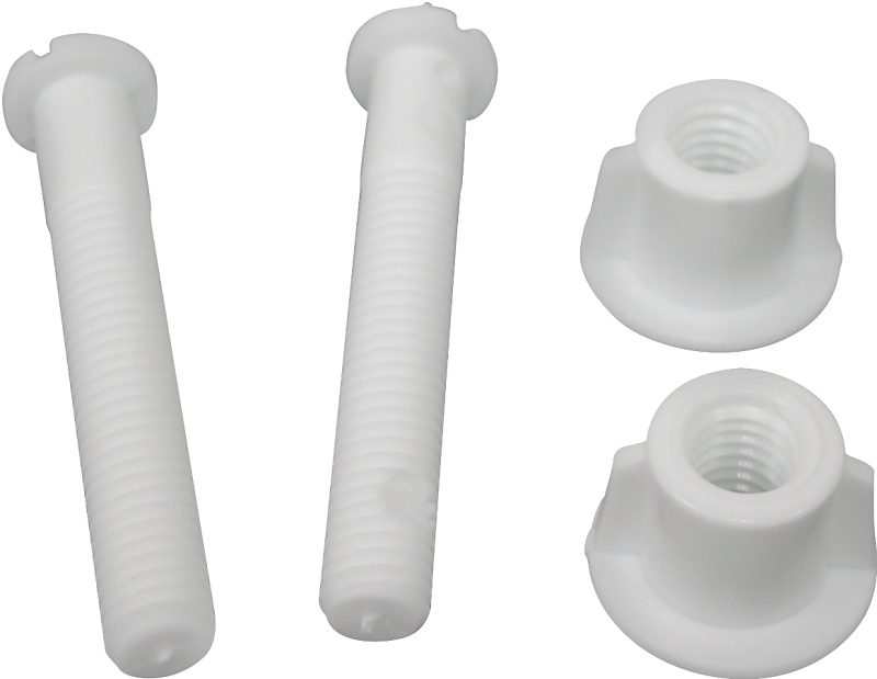 TOILET SEAT BOLT ADJSTABLE WHT