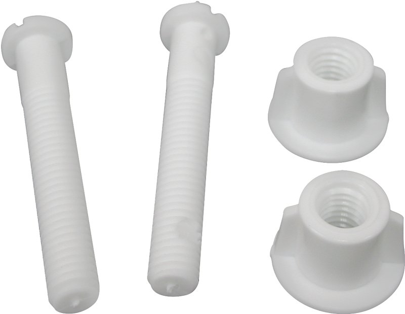 TOILET SEAT BOLT ADJSTABLE WHT
