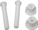 TOILET SEAT BOLT ADJSTABLE WHT