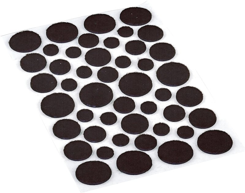 PADS FELT BROWN ASSORTED      