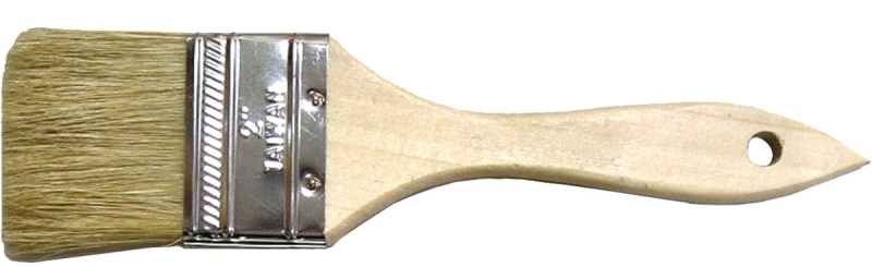 BRUSH CHIP WHITE BRISTLE 2IN  