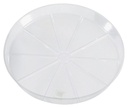 SAUCER PLASTIC CLEAR 10IN     