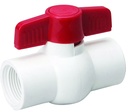 BALL VALVE SCH40 PVC 1IPS     
