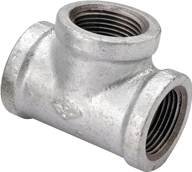 TEE GALVANIZED 3/4 IN         