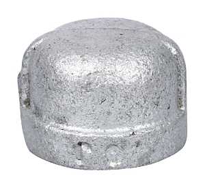 CAP MALLEABLE GALV 3/8 IN     