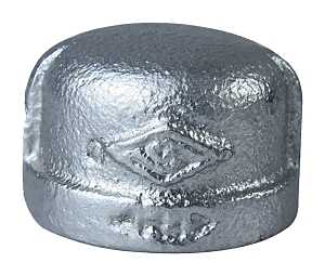 CAP MALLEABLE GALV 3/4 IN     
