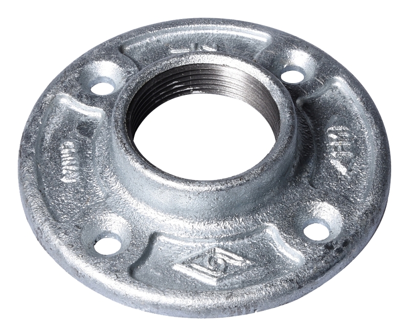 FLOOR FLANGE MALLBLE GALV1-1/2