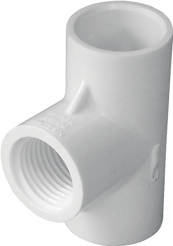 TEE PVC SLIPXSLIP 1/2         