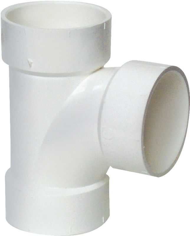 TEE DWV SANITARY HUB 3 IN     
