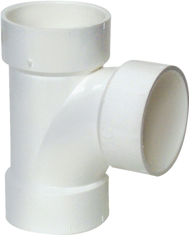TEE DWV SANITARY HUB 3 IN     