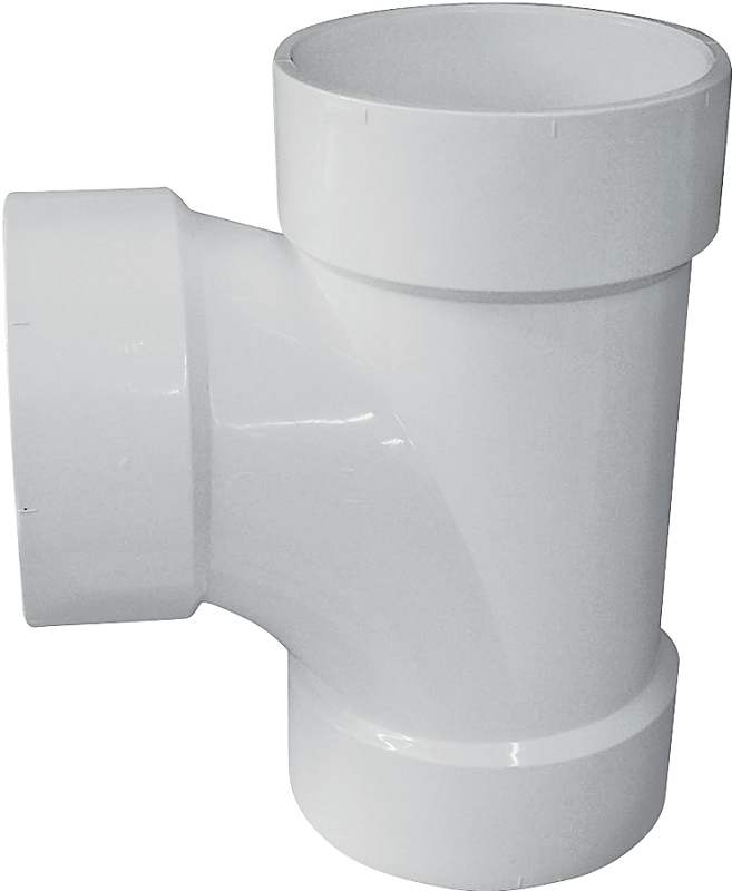 TEE DWV SANITARY HUB4         