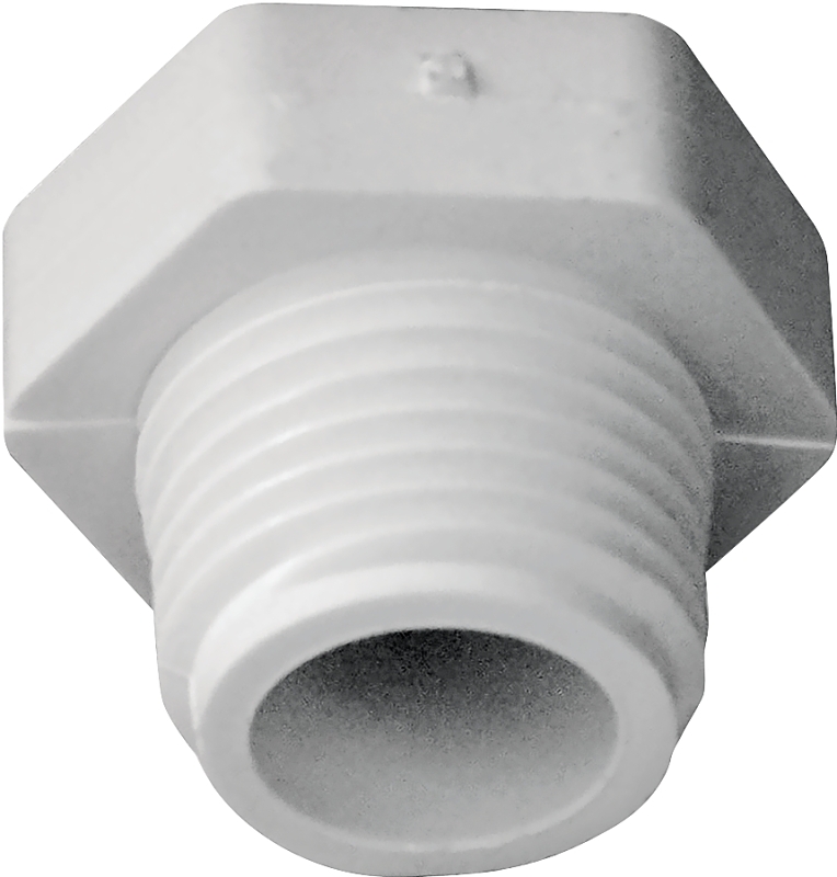 PLUG PVC MIP 1/2 IN           