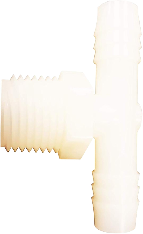 TEE NYLON 1/2BARB X 1/2MPT    