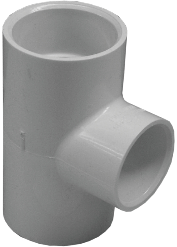 TEE PVC SLIP 1-1/4X1-1/4X1    