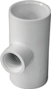 TEE PVC 1SLP X 1SLP X 1/2FIP  
