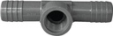 TEE POLY 3/4BARB X 1/2FPT     