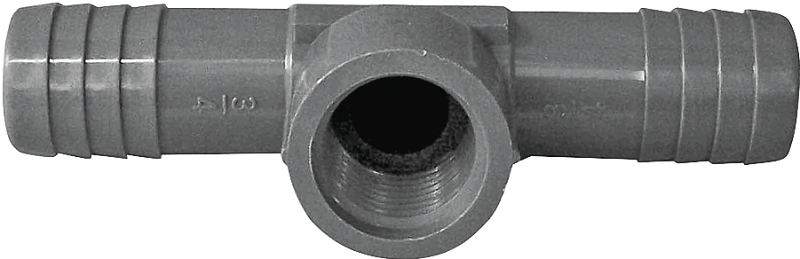 TEE POLY 1BARB X 3/4FPT       