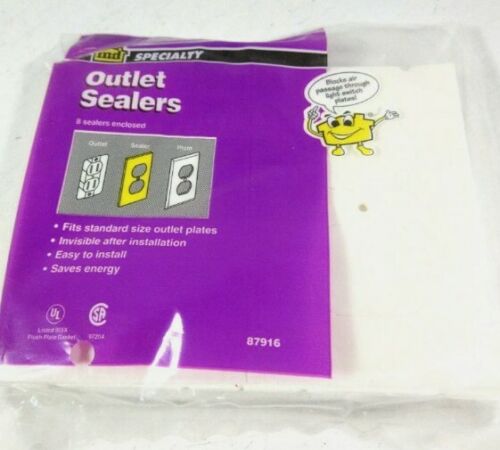 SEALER OUTLET PLATE FOAM WHITE