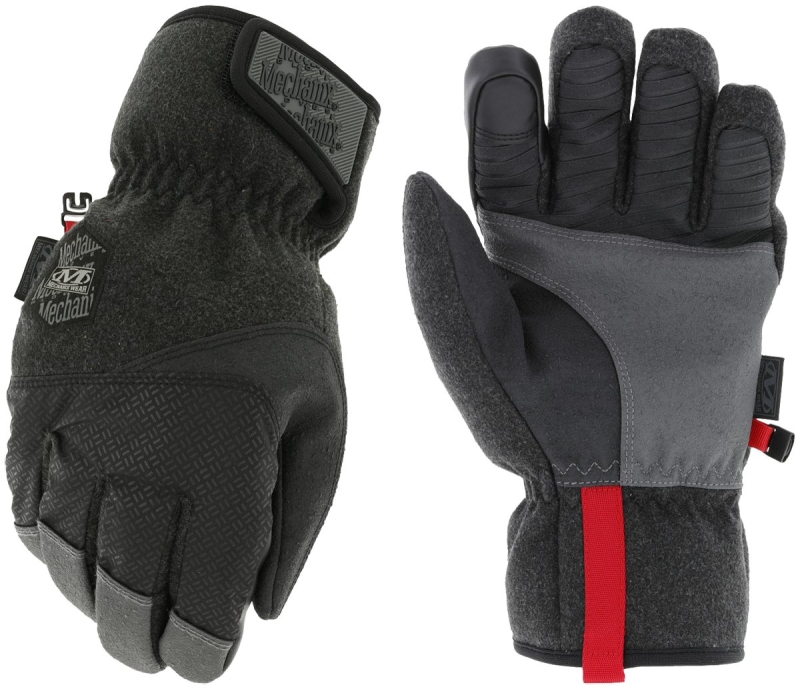 [743427] GLOVES WINDSHELL BLACK/GRY MED
