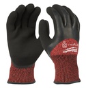 GLOVES WINTER A3 BLACK/RED L  