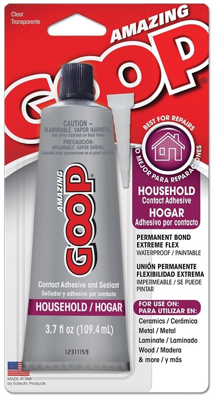 ADHESIVE HOUSEHOLD CLEAR 3.7OZ