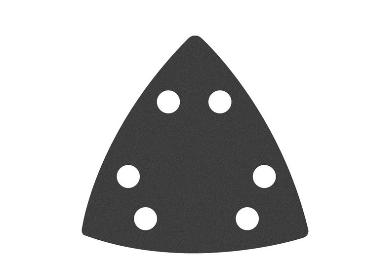 SANDPAPER TRIANGLE VAR-P 25PC 