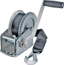 1500 LB Automotive Winch with Strap and Hook