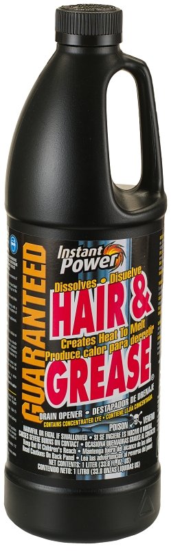 REMOVER DRAIN HAIR/GREASE 1LTR