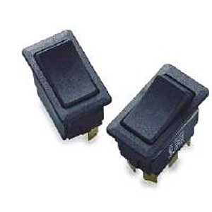 SWITCH ROCKER SPST RED LT HD  