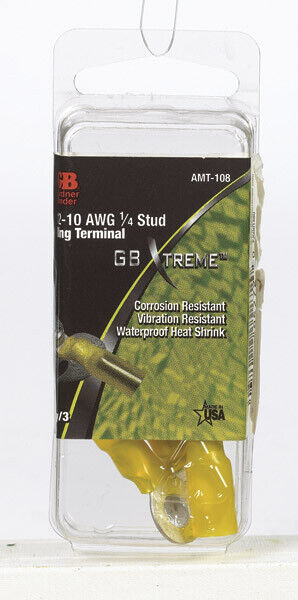 TERMINAL RING 12-10AWG 1/4 STD