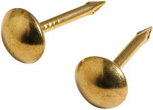NAIL FURN ROUND SM BRASS      