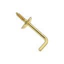 3/4 Inch Solid Brass Shoulder Hook