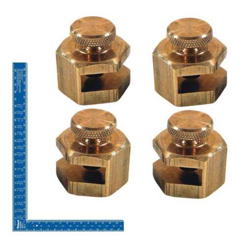GAUGE STAIR CLAMP 2PC BRASS   