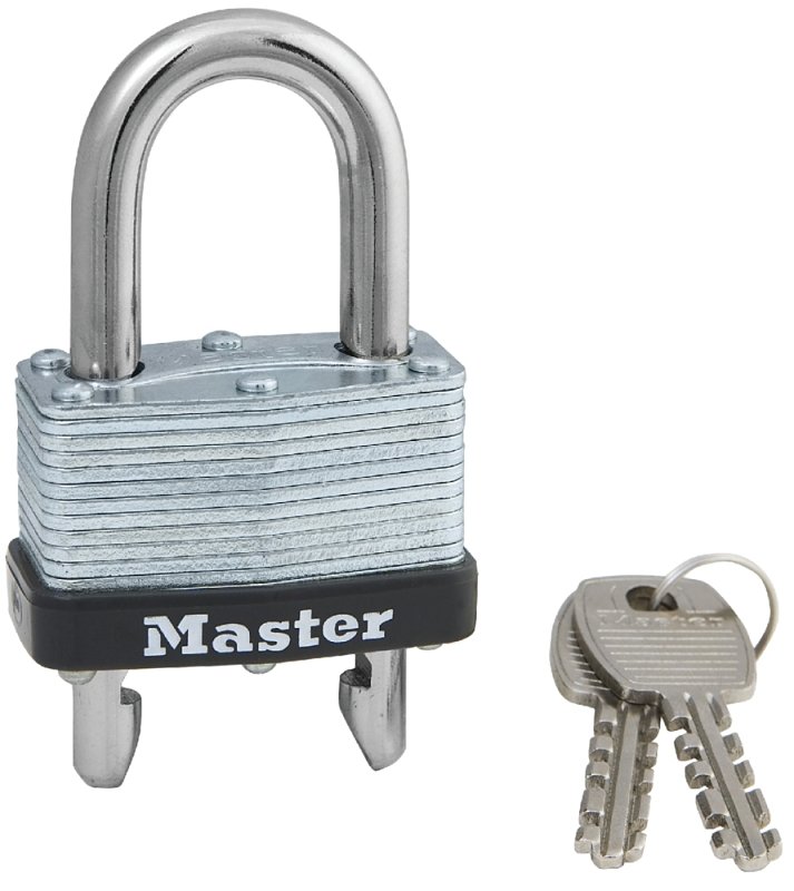 PADLOCK STL KD WARDED 1-3/4IN 