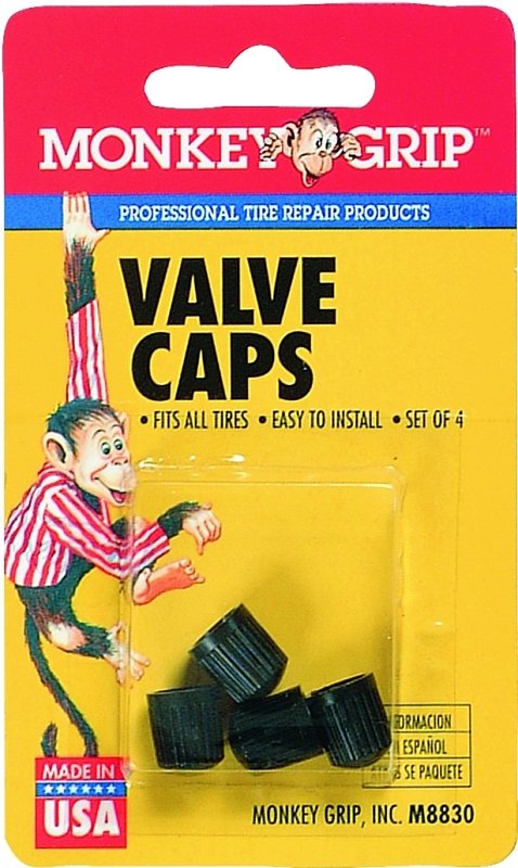 [6059281] VALVE CAP BLACK PLASTIC       
