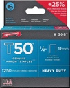 STAPLE T50 1250PK 1/2IN       