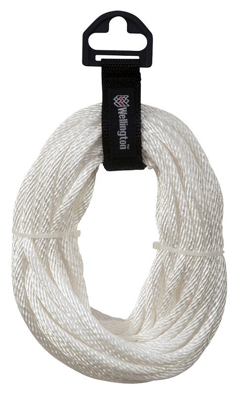 1/4" x 50' White Nylon Rope