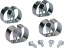 Medium Grip Clips Hardware Fasteners - 6 Pack