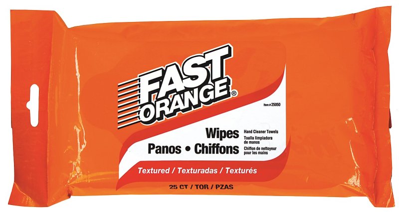 HAND WIPES FAST ORANGE 25CT   