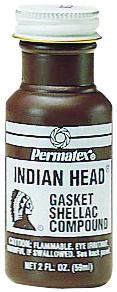 GASKET SHELLAC INDIAN HEAD 2OZ