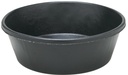 8-Quart Rubber Feed Pan for Livestock