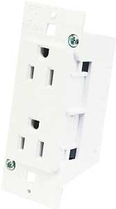 RECEPTACLE DUPLEX WHITE       