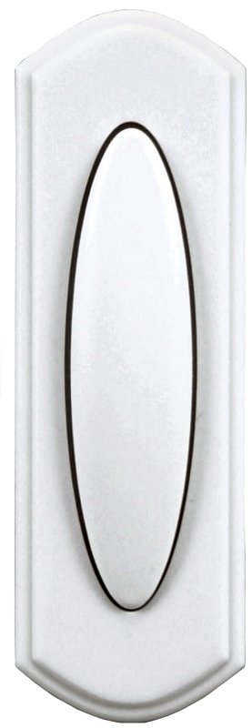 White Wireless Push Button Doorbell Chime