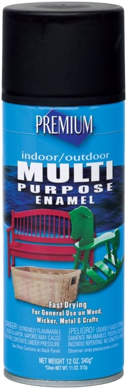 Multi-Purpose Black Spray Paint